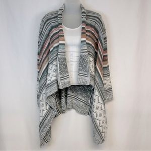Crave Fame Juniors Open Cardigan Sweater Size S‎ Long Sleeve Knit Boho Lagenlook